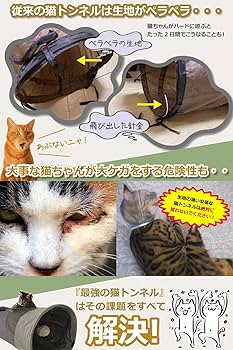 Amazon.co.jp: 【獣医師監修】 Petpia 猫 トンネル 玩具